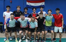 Los chicos, con el coach, participaron de un campamento con miras a los Panamericanos.