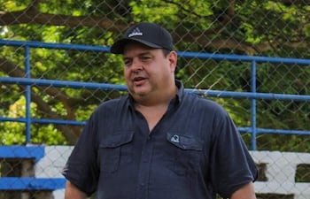 Héctor Melgarejo, presidente del Sportivo Ameliano.