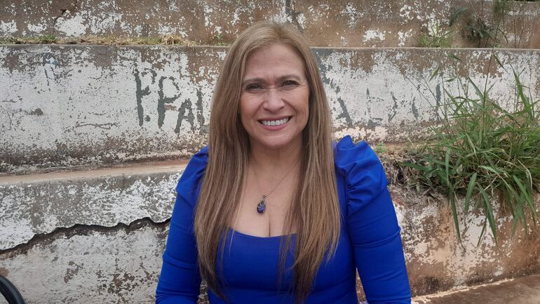 La fiscal, María Angelica Acosta, de Villa Elisa.