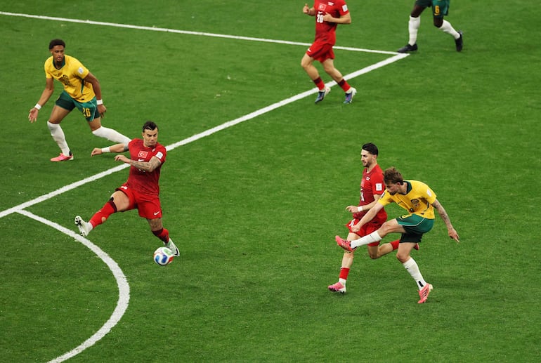 El zurdazo de Connor Metcalfe que sentenció el marcador a favor de los australianos.