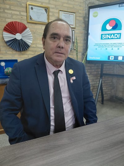 Miguel Marecos, presidente del Sindicato Nacional de Directores de instituciones educativas (Sinadi).