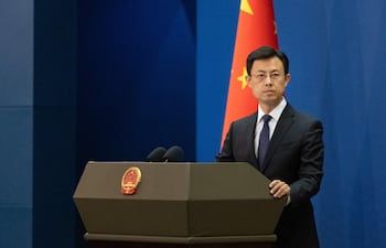 Guo Jiakun, portavoz de la Cancillería china.