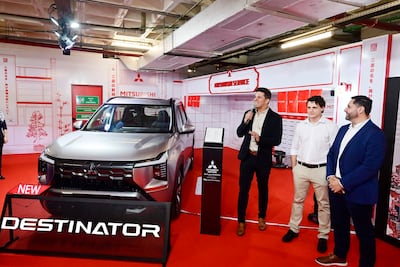 La Mitsubishi Destinator fue presentada oficialmente en Paraguay por Nipon Automotor y SANTA ROSA, durante la Expo CADAM Motor Show 2026