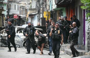 Parte del Operativo "Contención" que se realizó en Río de Janeiro.