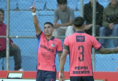 Erik López, delantero paraguayo del Municipal.