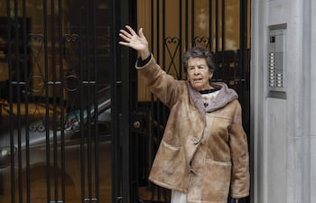 Fotografía de archivo, tomada el 29/10/2025, de Maricarmen Abascal, la mujer de 87 años desahuciada el pasado 23 de septiembre en Madrid, que ha muerto este miércoles, tras quince días hospitalizada.