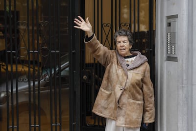Fotografía de archivo, tomada el 29/10/2025, de Maricarmen Abascal, la mujer de 87 años desahuciada el pasado 23 de septiembre en Madrid, que ha muerto este miércoles, tras quince días hospitalizada.