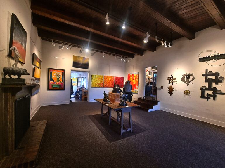 Galería en Canyon Road.