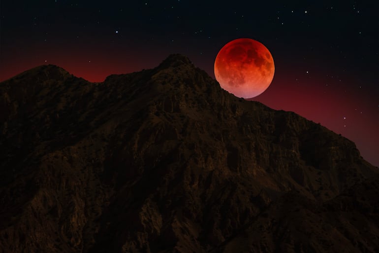 Luna de sangre.