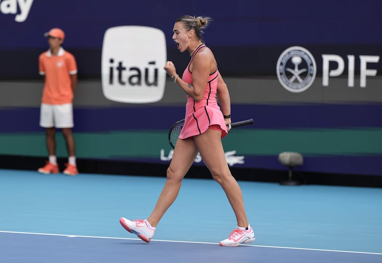 Sabalenka conquista su segundo título seguido del WTA 1000 de Miami
