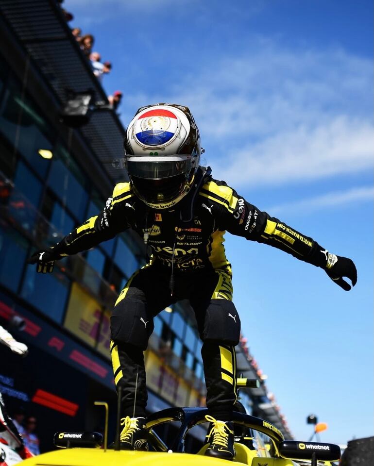 Ojalá el grito de triunfo del piloto paraguayo retumbe este fin de semana en Miami (EE.UU.).