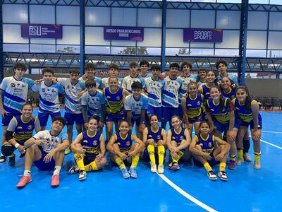 Amistoso de las colonialistas, contra chicos del colegio CEI.