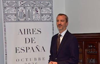 Presentación agenda Aires de España Residencia de la Embajada de España.