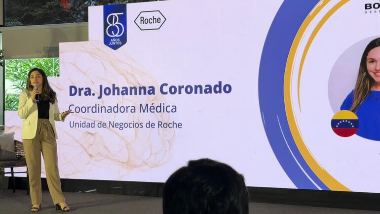 Dra. Johanna Coronado, coordinadora médica de la Unidad de Negocios de Roche.