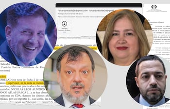 Alejandro Domínguez, Claudio Lovera, Liliana Alcaraz y Francisco Cabrera.