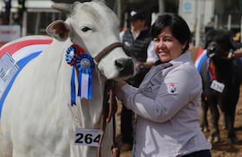 La expo expuso lo mejor de la genética de la zona y de las diferentes ganaderas locales.