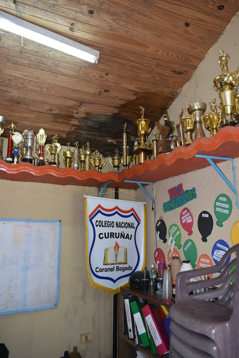 Inician clases con peligro de desplome de techo en Colegio de Coronel Bogado