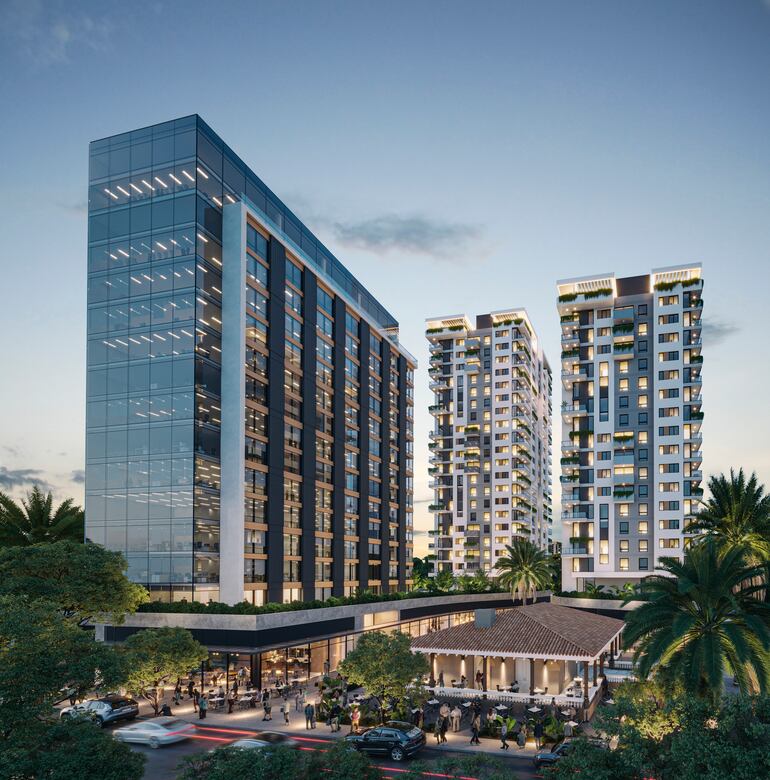 El proyecto, desarrollado por Penta S.A. del Grupo Azeta, destaca por su sinergia inmediata con el Shopping Mariscal y su nueva zona gastronómica.