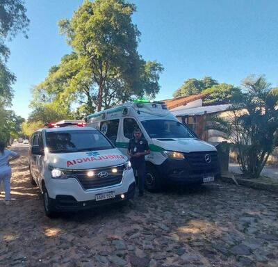 En el Centro de salud de San Bernardino solo tienen dos ambulancias.