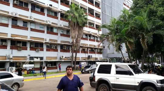Fachada del Instituto de Previsión Social (IPS)