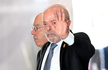 Luiz Inacio Lula da Silva,presidente de Brasil.