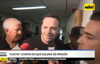 "Cucho" confía en que saldrá de prisión