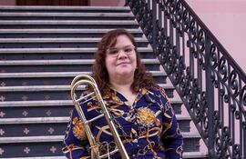 Fatima Abramo será esta noche solista de trombón junto con la OSIC.