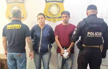 Karín Dias Belo (29) y Reinaldo Juárez Gomes (36) estaban en territorio paraguayo al margen de las leyes migratorias, por lo que fueron expulsados.