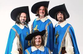 "Los tres mosqueteros".