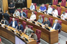 Los miembros de la Comisión Permanente del Congreso Nacional.