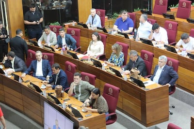 Los miembros de la Comisión Permanente del Congreso Nacional.