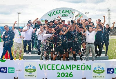 Fulgencio Yegros de Ñemby, vicecampeón de la Primera División C 2026.