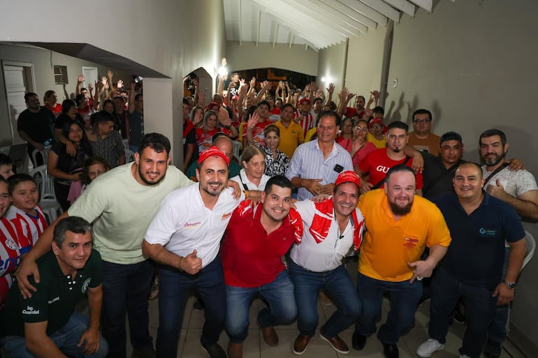 Arnaldo Samaniego en la seccional N° 24.