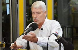 El candidato a la presidencia por el partido colorado, Arnoldo Wiens.