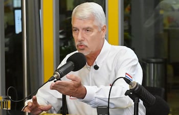Arnoldo Wiens, precandidato a presidente de la República por el movimiento Colorado Añetete. (Foto de archivo).