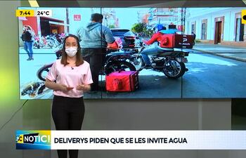 Ojo Ciudadano: “Deliverys” piden que se les invite una botella de agua