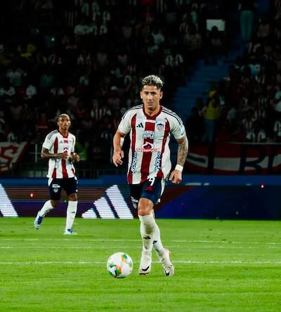 Guillermo Miguel Paiva (28 años), figura ofensiva paraguaya del Junior de Barranquilla.