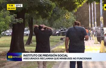 IPS: asegurados denuncian falta de minibuses