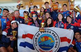 El Club Pacú Cua se consagró campeón de la primera edición del Campeonato Nacional de Canotaje.
