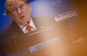 El presidente de los Estados Unidos, Donald Trump.