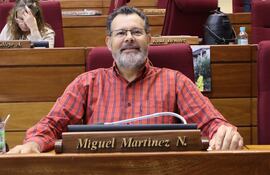 Miguel Martínez (Independiente), diputado.