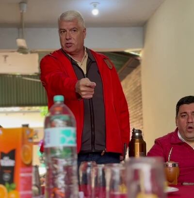 Arnoldo Wiens hoy en Luque afirmó que no pactará con el cartismo.