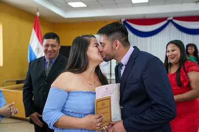 50 parejas dieron el "Sí, acepto" en Villarrica.