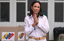 La líder opositora venezolana María Corina Machado.
