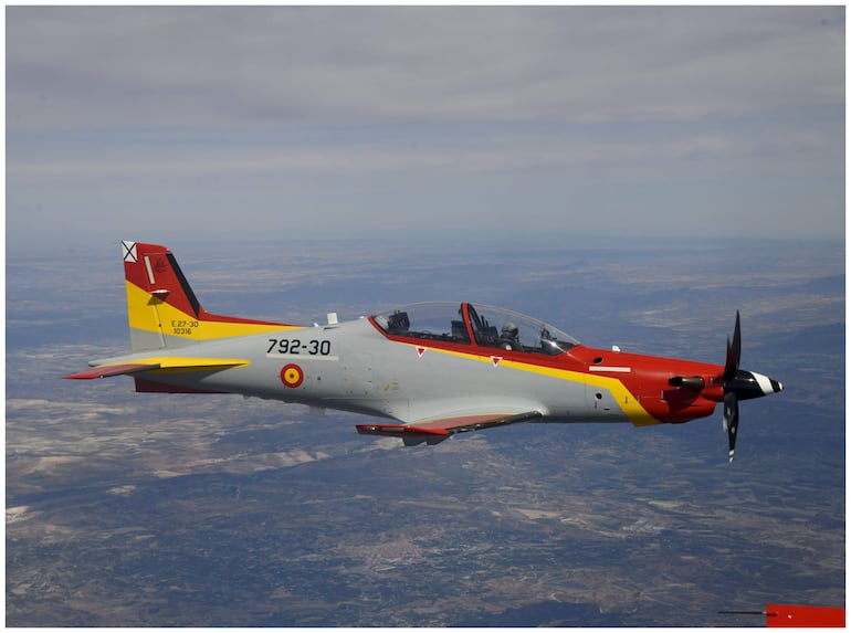 La princesa Leonor en su segundo vuelo en solitario. (EFE/ Casa Real)
