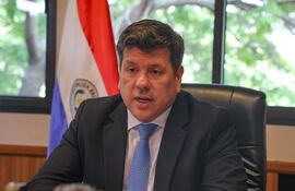 El ministro de Industria y Comercio, Javier Giménez.