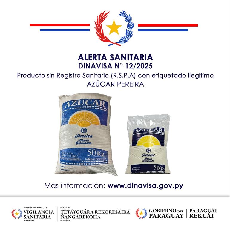 Alerta Sanitaria de la Dinav isa.