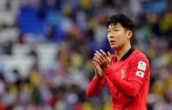 La gran figura surcoreana Son Heung-min (31 años) luego del empate de ayer ente Malasia.