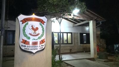 Sub Comisaría N.º 3 de Cañada San Rafael, Luque, donde se radicaron las denuncias.