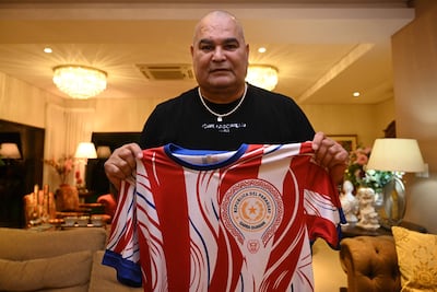José Luis Félix Chilavert González, legendario ex portero de la selección paraguaya de fútbol, elegido tres veces mejor arquero del mundo.